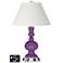 Ivory Empire Apothecary Lamp Outlets and USB in Passionate Purple