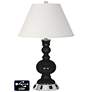 Ivory Empire Apothecary Lamp - Outlets and USB in Tricorn Black