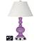 Ivory Empire Apothecary Lamp Outlets and USBs in African Violet