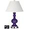 Ivory Empire Apothecary Lamp - Outlets and USBs in Izmir Purple