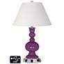 Ivory Empire Apothecary Lamp - Outlets and USBs in Kimono Violet