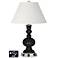Ivory Empire Apothecary Lamp - Outlets and USBs in Tricorn Black