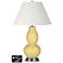 Ivory Empire Gourd Lamp - 2 Outlets and 2 USBs in Butter Up