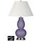 Ivory Empire Gourd Lamp - 2 Outlets and 2 USBs in Purple Haze