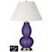 Ivory Empire Gourd Lamp - 2 Outlets and USB in Izmir Purple
