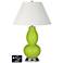 Ivory Empire Gourd Lamp - 2 Outlets and USB in Tender Shoots