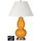 Ivory Empire Gourd Table Lamp - 2 Outlets and USB in Carnival