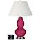Ivory Empire Gourd Table Lamp - 2 Outlets and USB in Vivacious