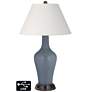 Ivory Empire Jug Lamp - 2 Outlets and 2 USBs in Granite Peak