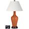 Ivory Empire Jug Lamp - 2 Outlets and 2 USBs in Robust Orange
