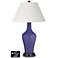 Ivory Empire Jug Lamp - 2 Outlets and 2 USBs in Valiant Violet