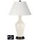 Ivory Empire Jug Lamp - Outlets and USBs in West Highland White