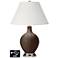 Ivory Empire Table Lamp - 2 Outlets and USB in Carafe