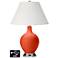 Ivory Empire Table Lamp - 2 Outlets and USB in Daredevil