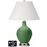 Ivory Empire Table Lamp - 2 Outlets and USB in Garden Grove