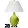 Ivory Empire Table Lamp - 2 Outlets and USB in Parakeet