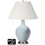 Ivory Empire Table Lamp - 2 Outlets and USB in Take Five