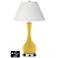 Ivory Empire Vase Table Lamp - 2 Outlets and 2 USBs in Nugget