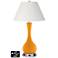Ivory Empire Vase Table Lamp - 2 Outlets and USB in Carnival