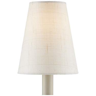 Ivory Fine Light Natural Bell Shade 3x5x6 (Clip-On)