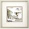 Ivory Gold and Gray I 35" Square Giclee Framed Wall Art
