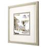 3_Ivory Gold and Gray I 35" Square Giclee Framed Wall Art more views