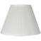 Ivory Pleated Lamp Shade 6x12x9 (Spider)