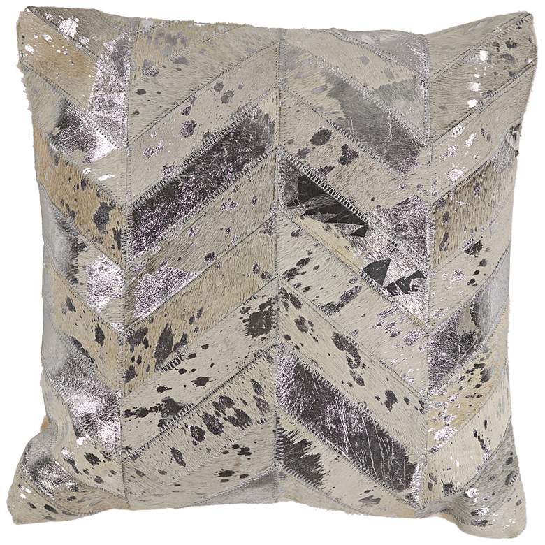 Image 1 Ivory Prism 18 inch Square Throw Pillow