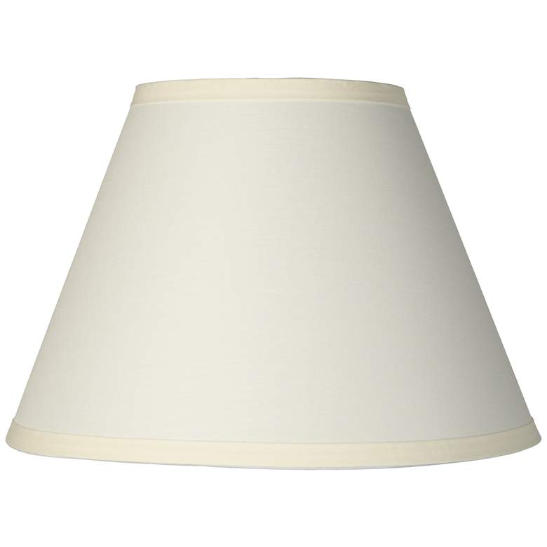 Image 1 Ivory Table Lamp Clip Shade 6x12x8.5 (Clip-On)