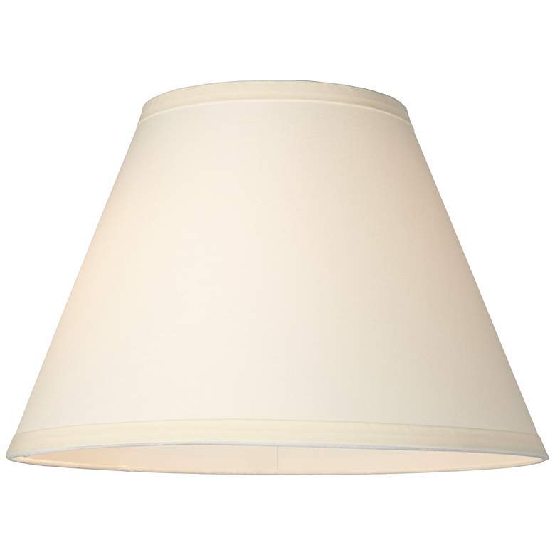 Image 2 Ivory Table Lamp Clip Shade 6x12x8.5 (Clip-On) more views