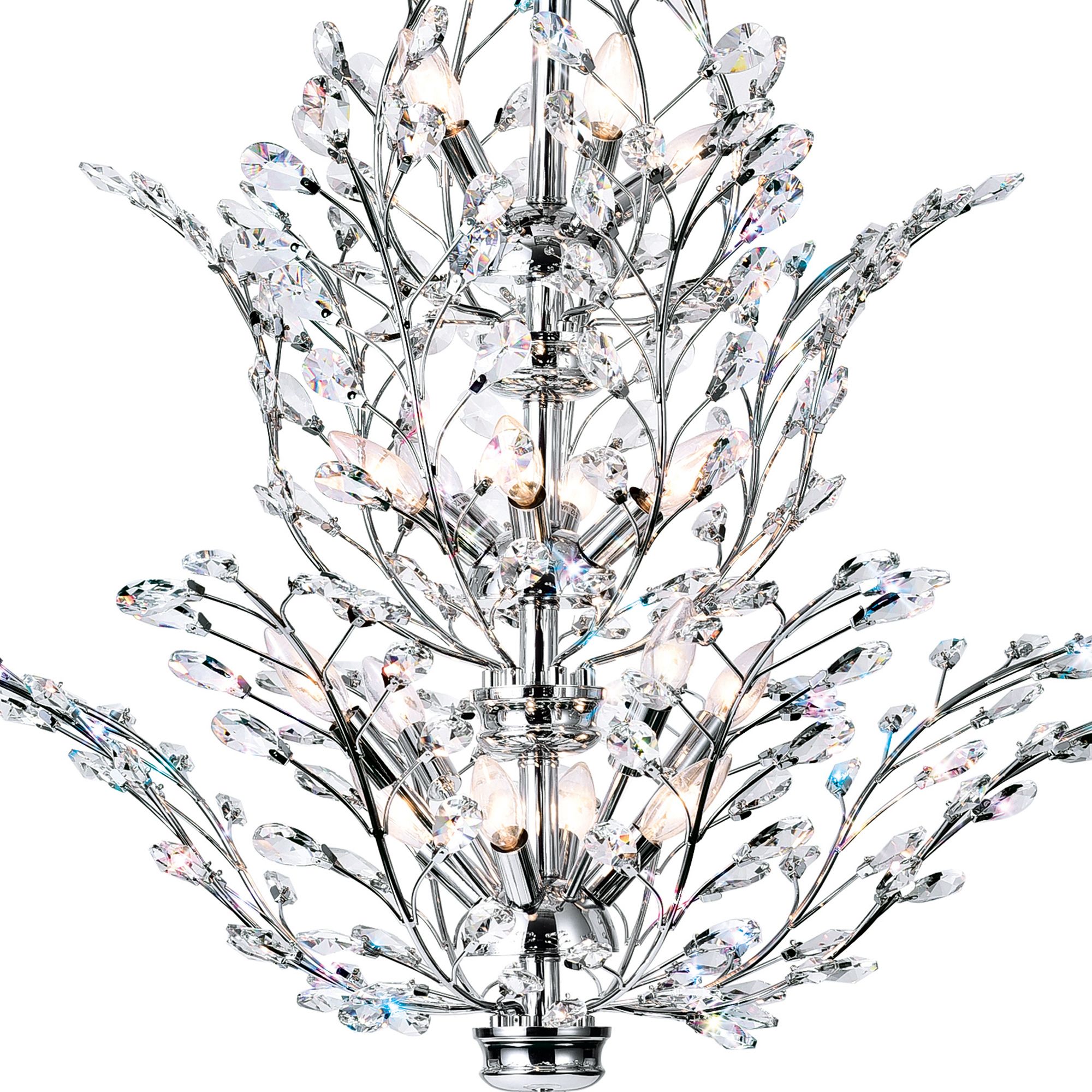 Image 4 Ivy 18 Light 40in Chrome Chandelier more views