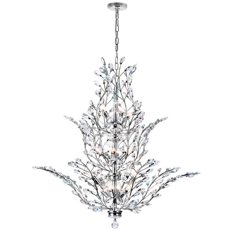 Image 1 Ivy 18 Light Chandelier With Chrome Finish