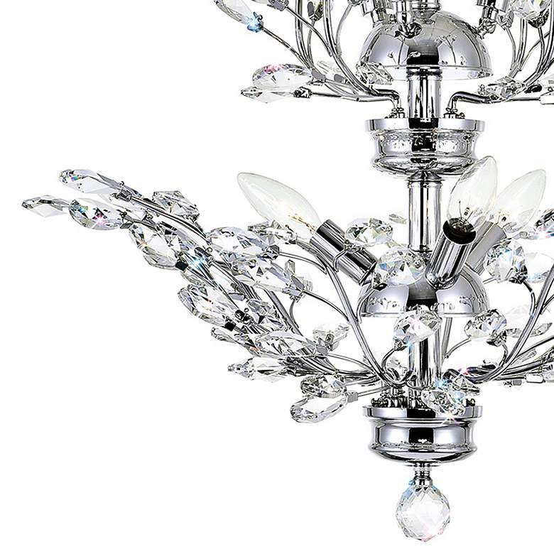 Image 4 Ivy 6 Light Chandelier With Chrome Finish more views