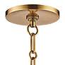 Ivy 7 1/2" Wide Aged Brass LED Mini Pendant with Clear Glass