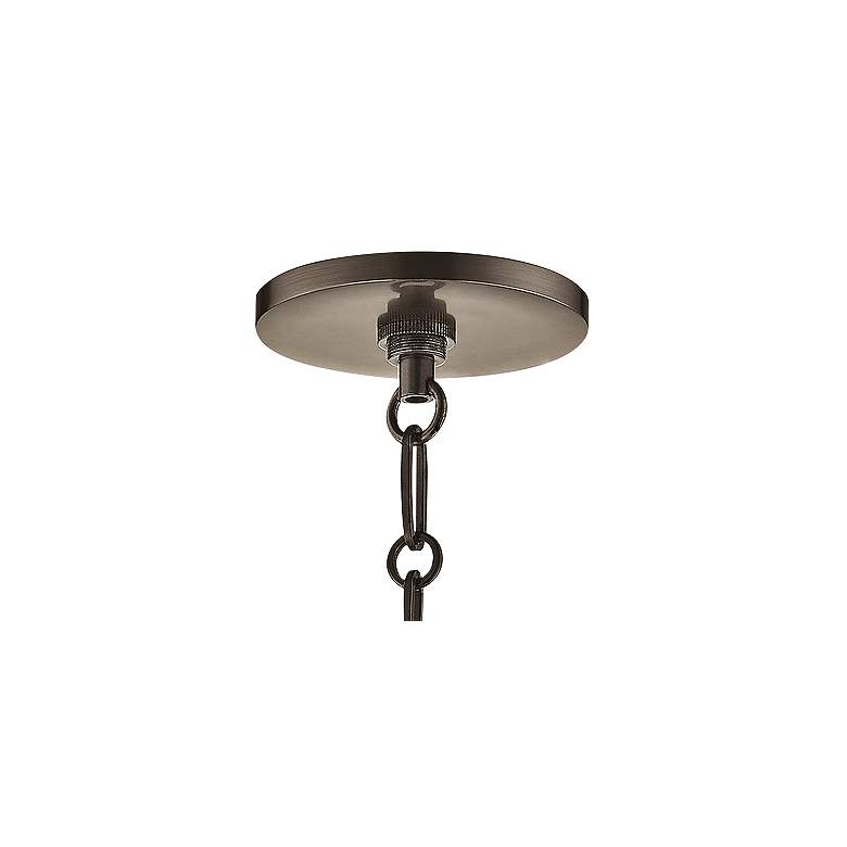 Image 3 Ivy 7 1/2" Wide Old Bronze LED Mini Pendant with Clear Glass more views