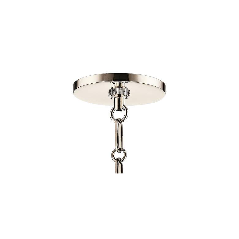 Image 3 Ivy 7 1/2 inchW Polished Nickel LED Mini Pendant w/ Clear Glass more views
