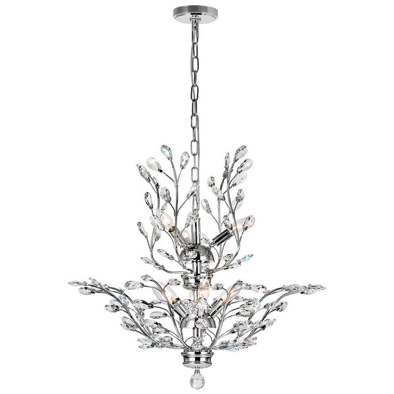 Image 1 Ivy 9 Light Chandelier With Chrome Finish