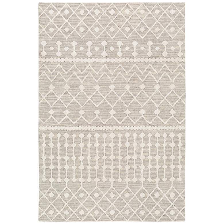 Image 1 Izmir IZM-2303 5'x7'6" Seafoam Ivory Rectangular Area Rug