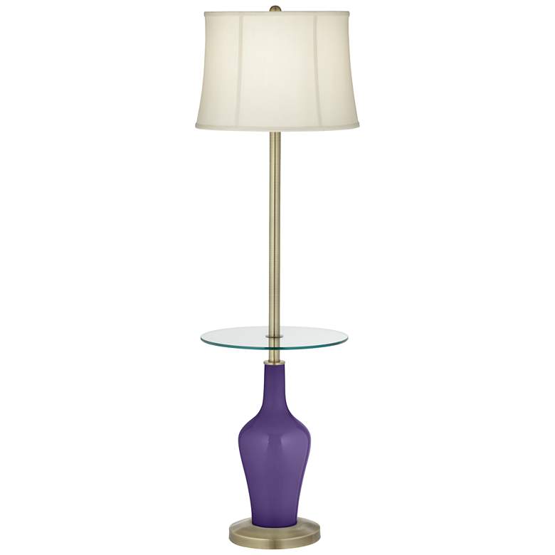 Image 1 Izmir Purple Anya Tray Table Floor Lamp