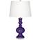 Izmir Purple Apothecary Table Lamp with Dimmer