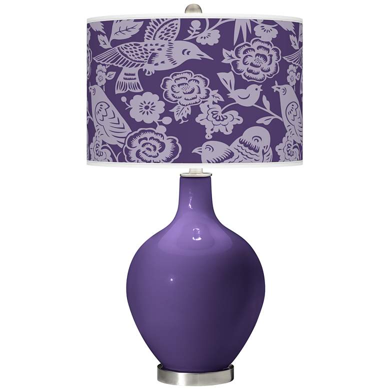 Image 1 Izmir Purple Aviary Ovo Table Lamp