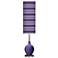 Izmir Purple Bold Stripe Ovo Floor Lamp