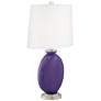 Izmir Purple Carrie Table Lamp Set of 2 with Dimmers