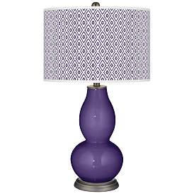 Image1 of Izmir Purple Diamonds Double Gourd Table Lamp