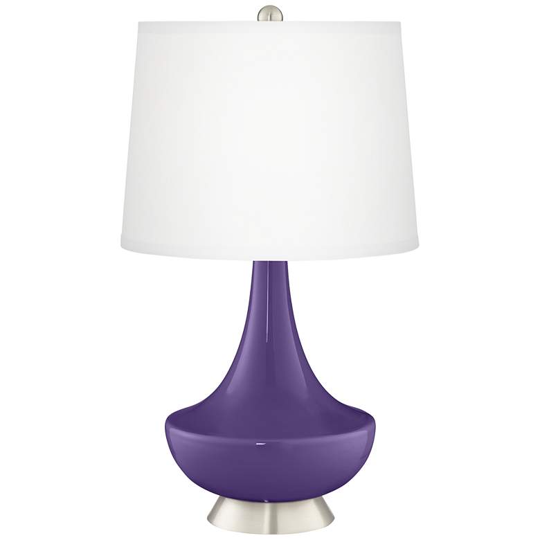 Image 2 Izmir Purple Gillan Glass Table Lamp