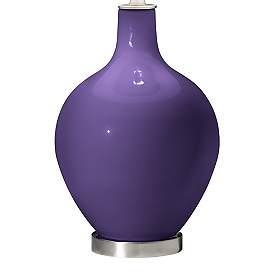 Image3 of Izmir Purple Mosaic Giclee Ovo Table Lamp more views