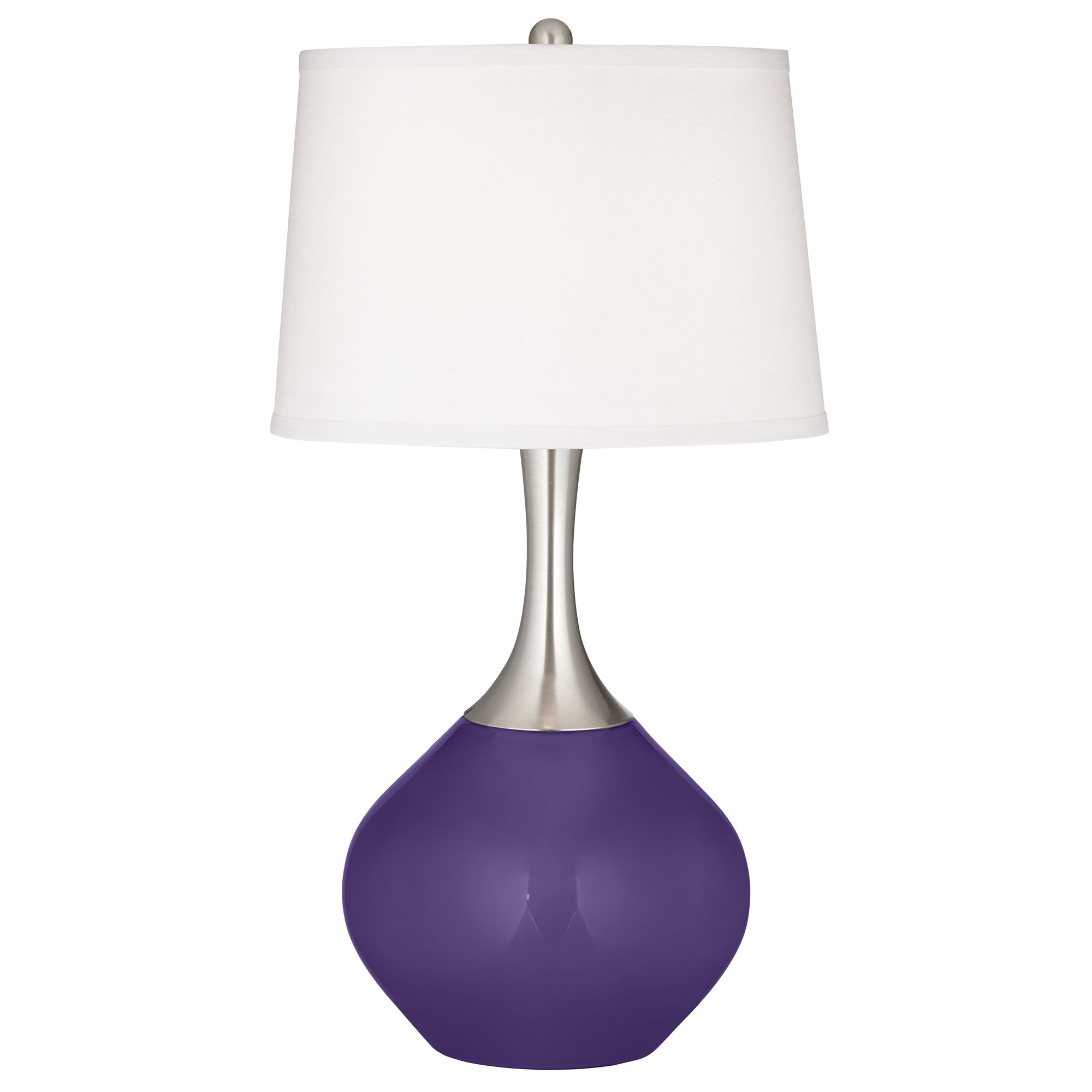 Izmir Purple Spencer Table Lamp with Dimmer