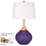Izmir Purple Wexler Table Lamp with Dimmer