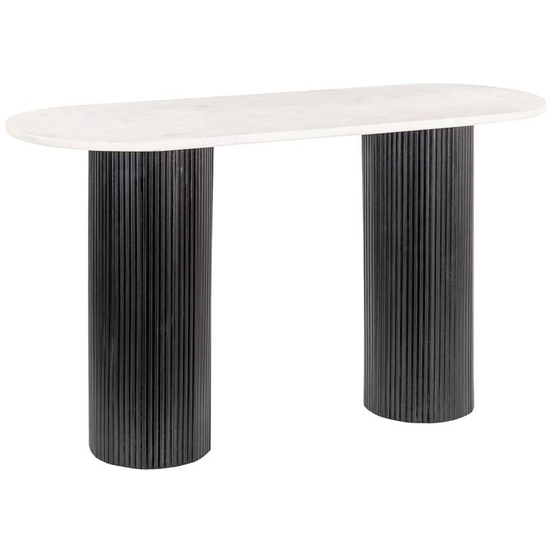 Image 1 Izola Console Table White & Black