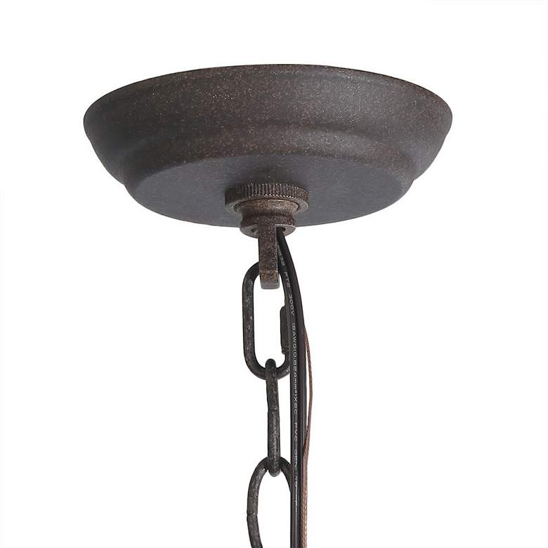 Image 3 Izuell 37" Wide Off-White 6-Light Traditional Candelabra Chandelier more views